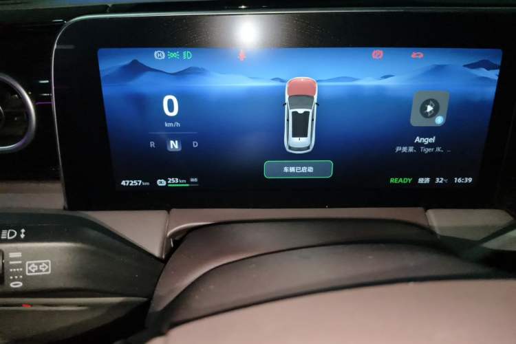 Used Leapmotor C11 2023 Pure Electric 500 Comfort Edition Odometer Close Up