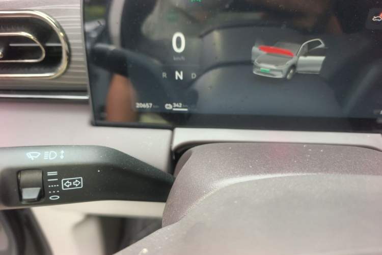 Used Leapmotor C11 2024 All-Electric 580 Luxury Edition Odometer Close Up