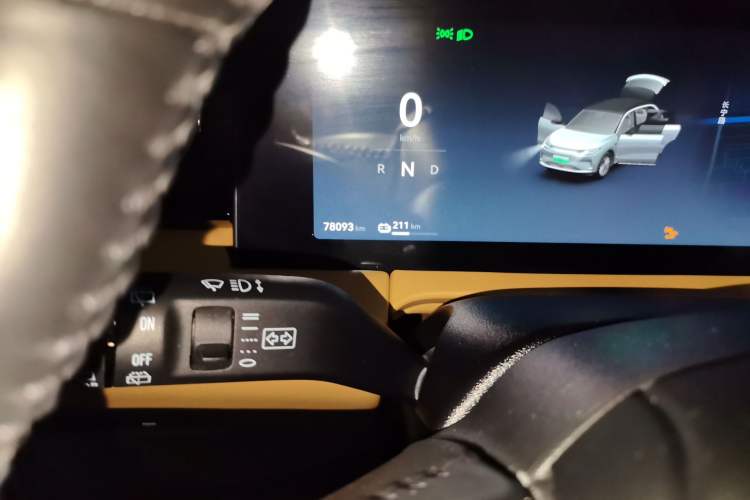 Used Leapmotor C11 2024 All-Electric 580 Luxury Edition Odometer Close Up