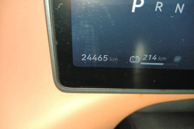 Used Leapmotor C16 2024 All-Electric 520 LiDAR Edition Odometer Close Up