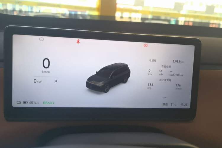 Used Leapmotor C16 2026 All-Electric 630 LiDAR Zhizun Edition 6 Seats Instrument Cluster