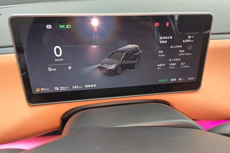 Used Leapmotor C16 2026 Extended-Range 280 LiDAR Zhizun Edition 6 Seats Instrument Cluster