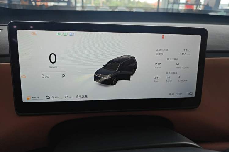 Used Leapmotor C16 2026 Extended-Range 280 LiDAR Zhizun Edition 6 Seats Instrument Cluster