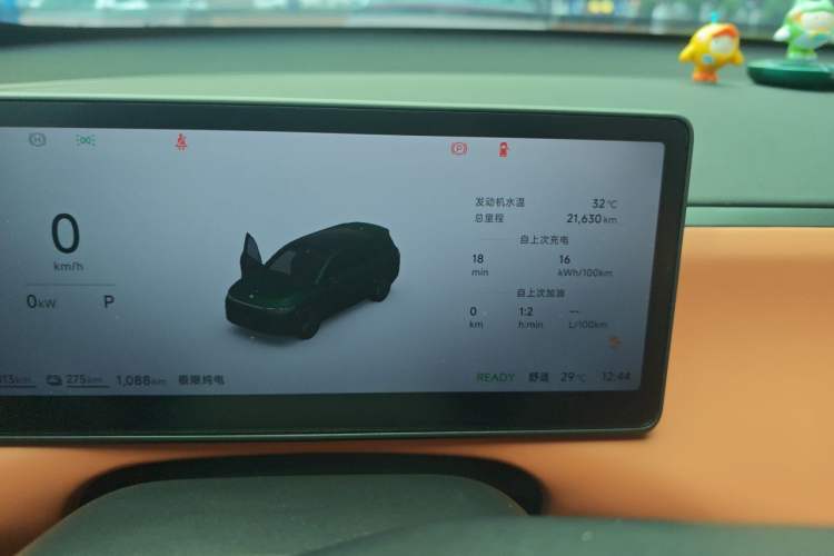 Used Leapmotor C16 2026 Extended-Range 280 LiDAR Zhizun Edition 6 Seats Odometer Close Up