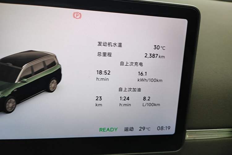 Used Leapmotor D19 2026 Range-Extended 500 Smart Luxury Edition Six-Seat Instrument Cluster