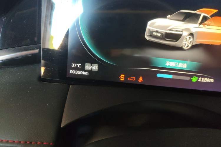Used Leapmotor S01 2019 380 Pro Odometer Close Up