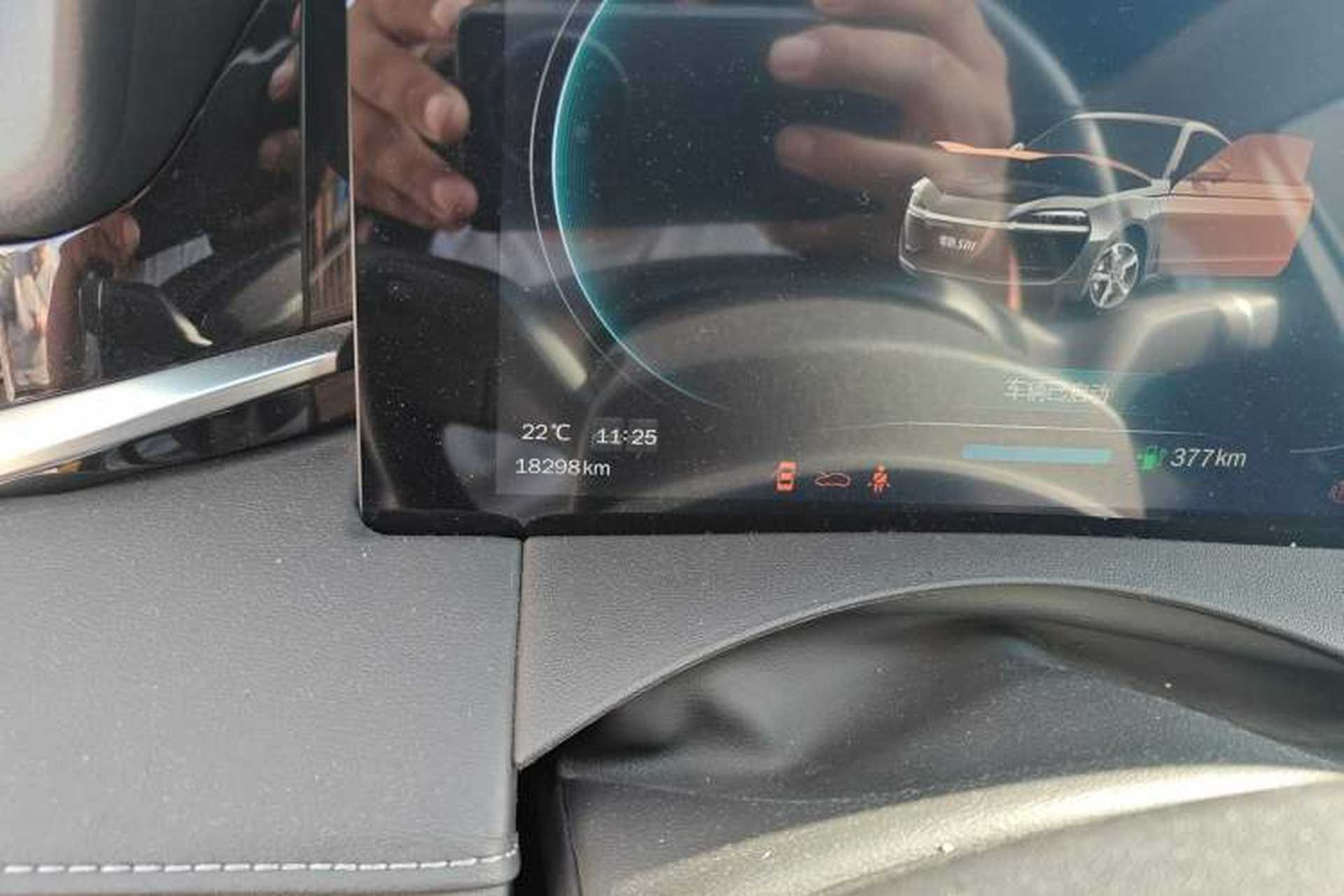 Used Leapmotor S01 2020 460 Pro Odometer Close Up