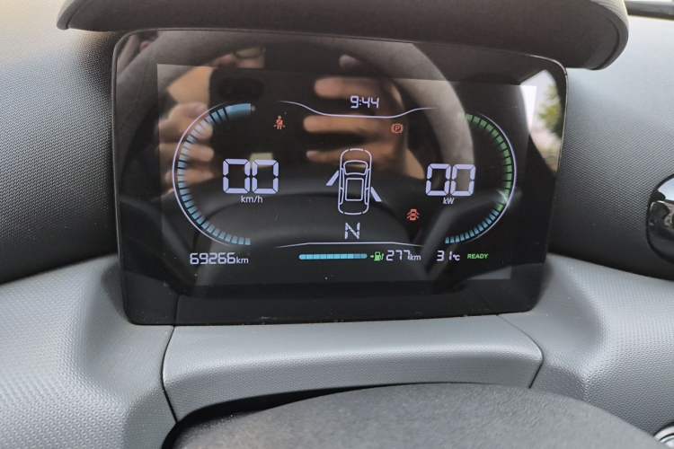 Used Leapmotor T03 2020 400 Lite Edition Odometer Close Up