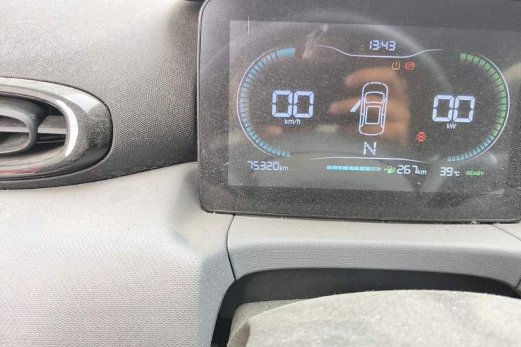 Used Leapmotor T03 2020 400 Lite Edition Odometer Close Up