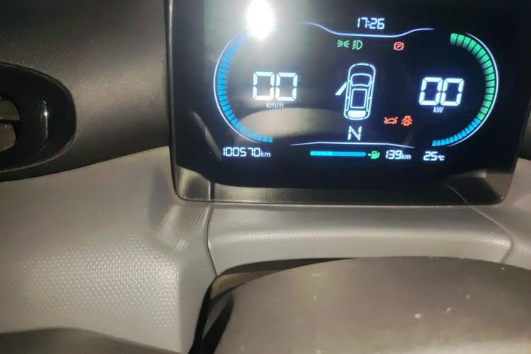 Used Leapmotor T03 2020 400 Lite Edition Odometer Close Up