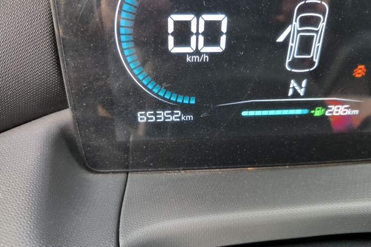 Used Leapmotor T03 2020 400 Lite Edition Odometer Close Up