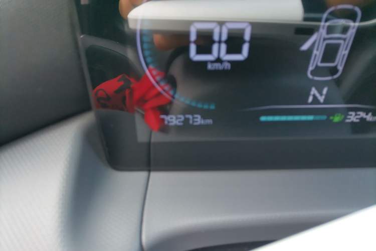 Used Leapmotor T03 2021 400 Comfort Edition Odometer Close Up