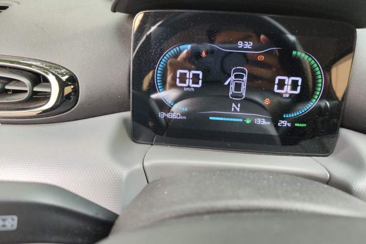 Used Leapmotor T03 2021 400 Lite Edition - Lithium-Ion Battery Odometer Close Up
