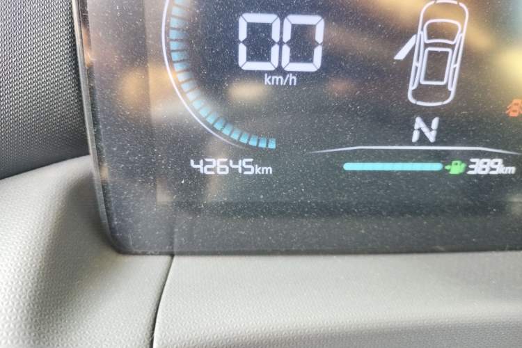 Used Leapmotor T03 2021 400 Micro-Sugar Version Odometer Close Up