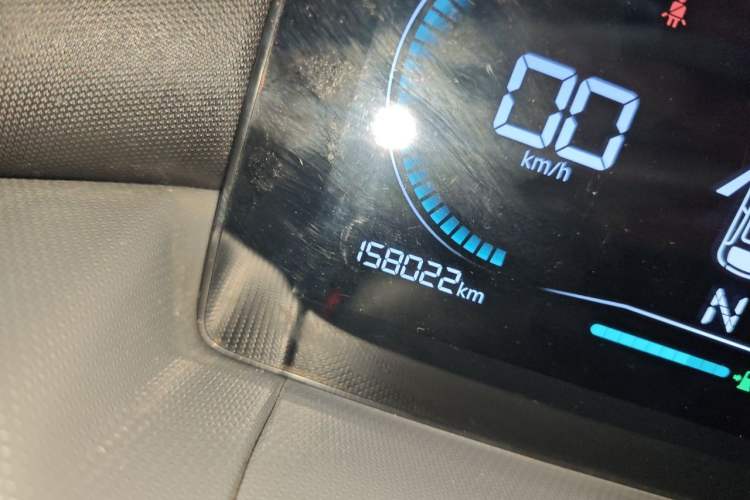 Used Leapmotor T03 2021 400 Lite Edition Lithium Iron Phosphate Odometer Close Up