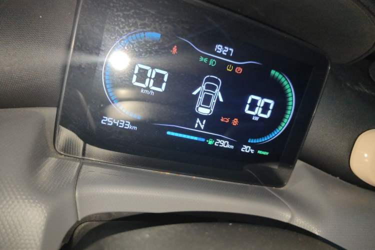 Used Leapmotor T03 2021 400 Lite Edition - Lithium-Ion Battery Odometer Close Up