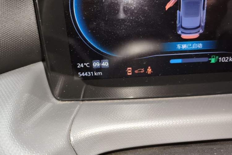 Used Leapmotor T03 2021 400 Luxury Edition Odometer Close Up