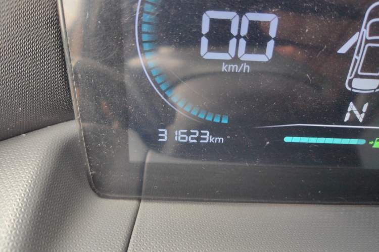 Used Leapmotor T03 2021 400 Lite Edition Lithium Iron Phosphate Odometer Close Up