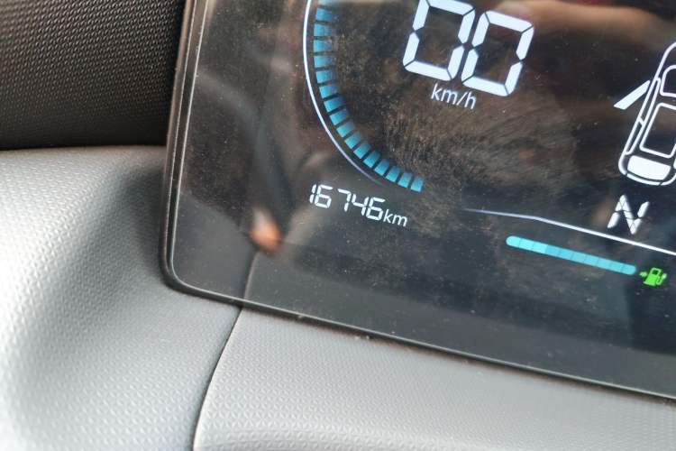 Used Leapmotor T03 2021 400 Lite Edition Lithium Iron Phosphate Odometer Close Up