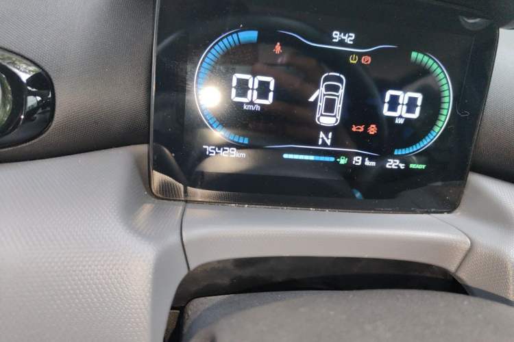 Used Leapmotor T03 2021 400 Lite Edition - Lithium-Ion Battery Odometer Close Up