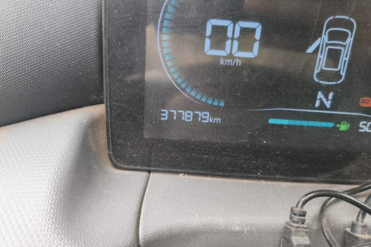 Used Leapmotor T03 2021 400 Lite Edition Lithium Iron Phosphate Odometer Close Up