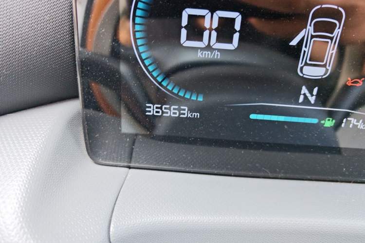 Used Leapmotor T03 2021 400 Lite Edition - Lithium-Ion Battery Odometer Close Up