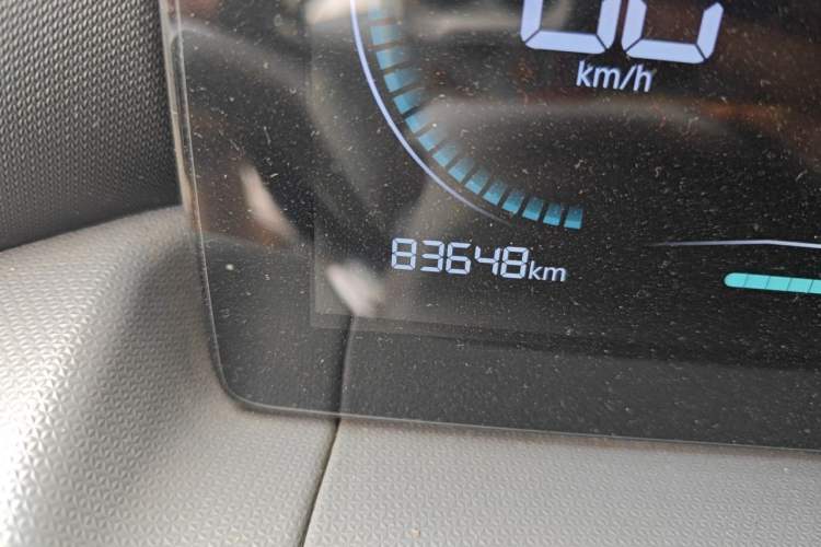 Used Leapmotor T03 2021 400 Lite Edition Lithium Iron Phosphate Odometer Close Up