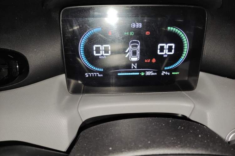 Used Leapmotor T03 2022 Hometown Jade Edition Odometer Close Up