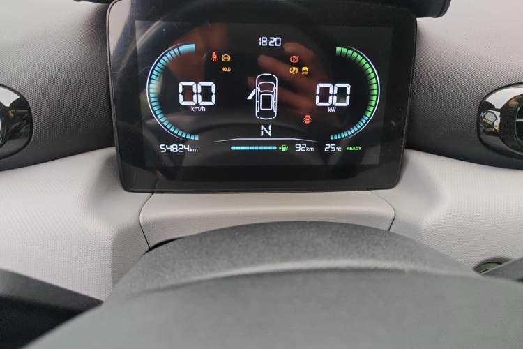 Used Leapmotor T03 2022 Crystal Edition Odometer Close Up