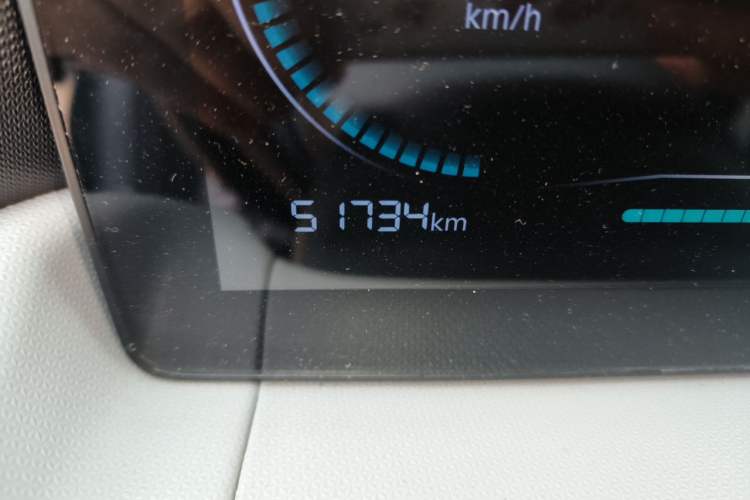 Used Leapmotor T03 2022 Hometown Jade Edition Odometer Close Up