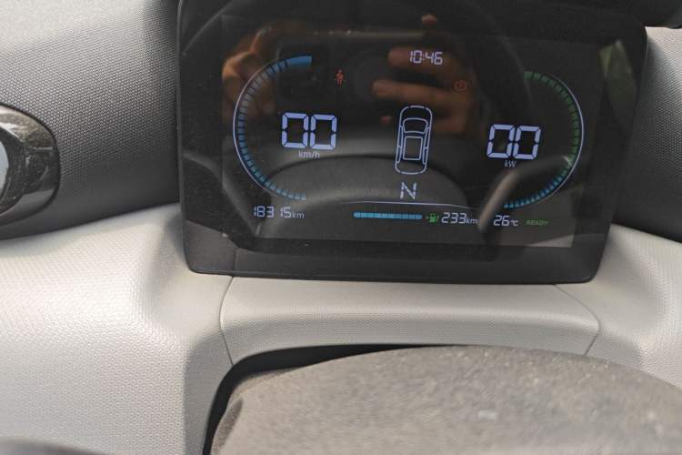 Used Leapmotor T03 2022 Crystal Edition Odometer Close Up