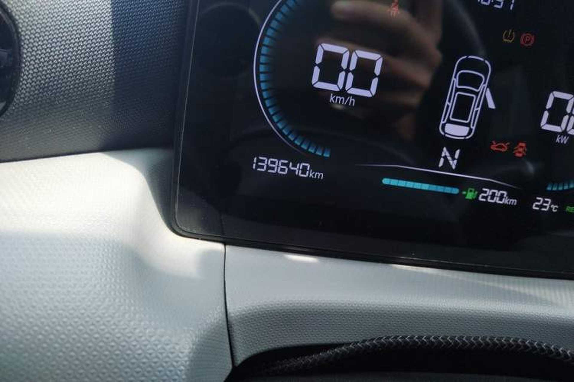 Used Leapmotor T03 2022 Crystal Edition Odometer Close Up
