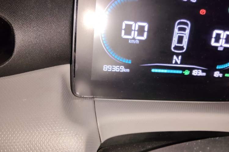 Used Leapmotor T03 2022 Crystal Edition Odometer Close Up