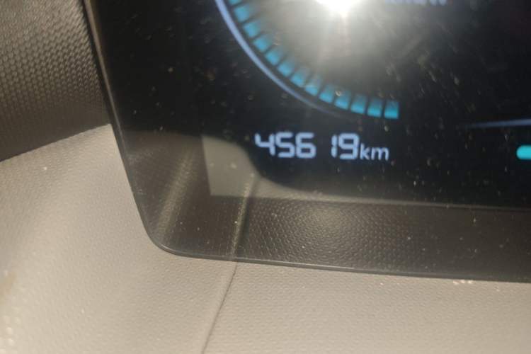 Used Leapmotor T03 2022 Amber Edition Odometer Close Up