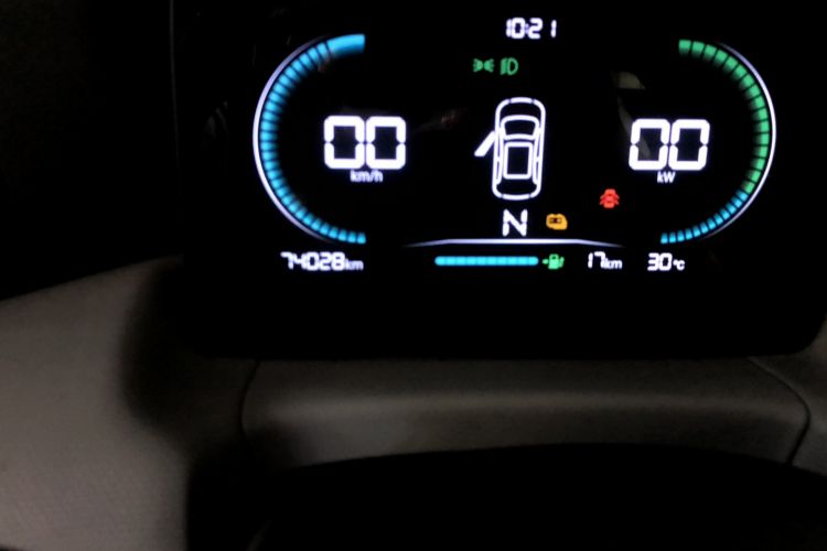 Used Leapmotor T03 2022 Hometown Jade Edition Odometer Close Up