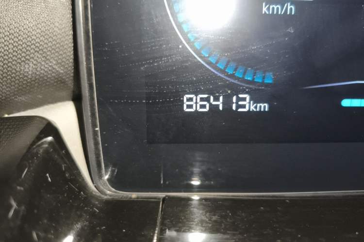 Used Leapmotor T03 2022 Crystal Edition Odometer Close Up