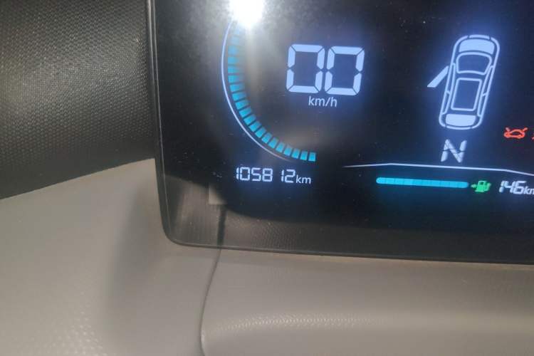 Used Leapmotor T03 2022 Hometown Jade Edition Odometer Close Up