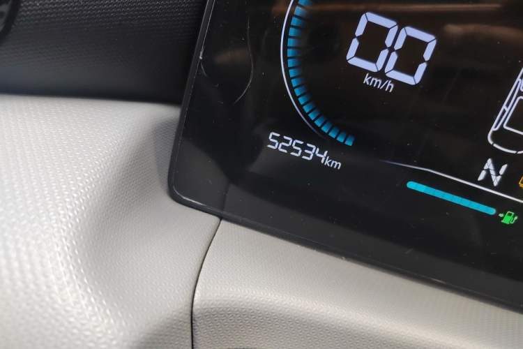 Used Leapmotor T03 2022 Agate Edition Odometer Close Up