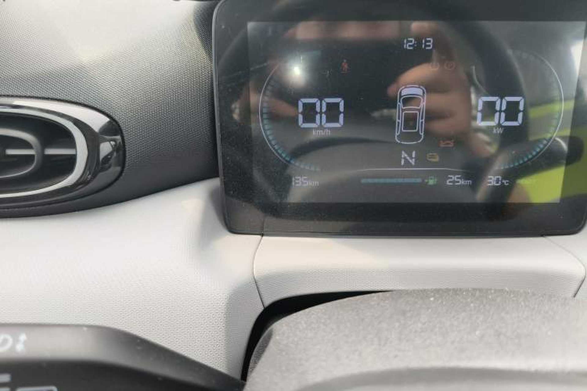 Used Leapmotor T03 2022 Agate Edition Odometer Close Up