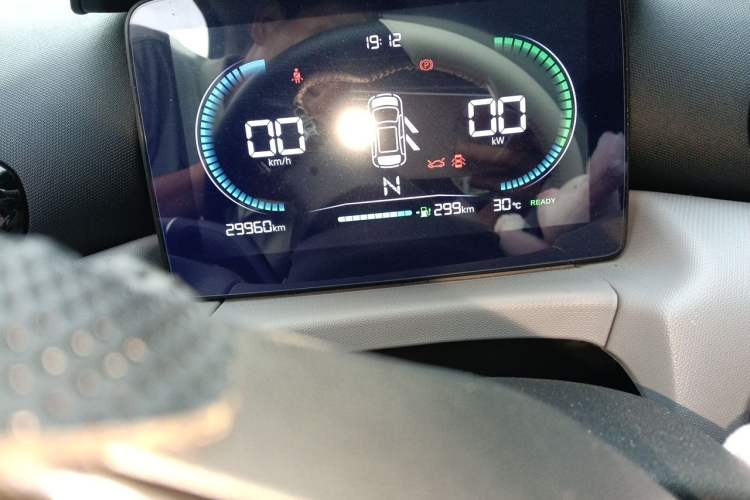 Used Leapmotor T03 2022 Hometown Jade Edition Odometer Close Up