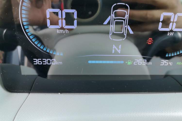 Used Leapmotor T03 2023 403 Lite Edition Odometer Close Up