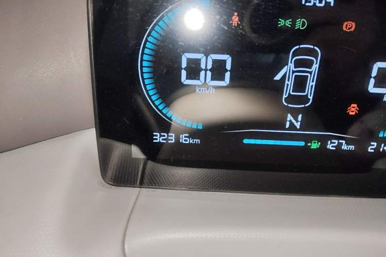 Used Leapmotor T03 2023 310 Lite Edition Odometer Close Up