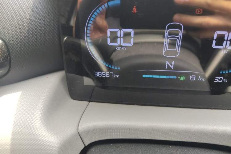 Used Leapmotor T03 2023 310 Lite Edition Odometer Close Up