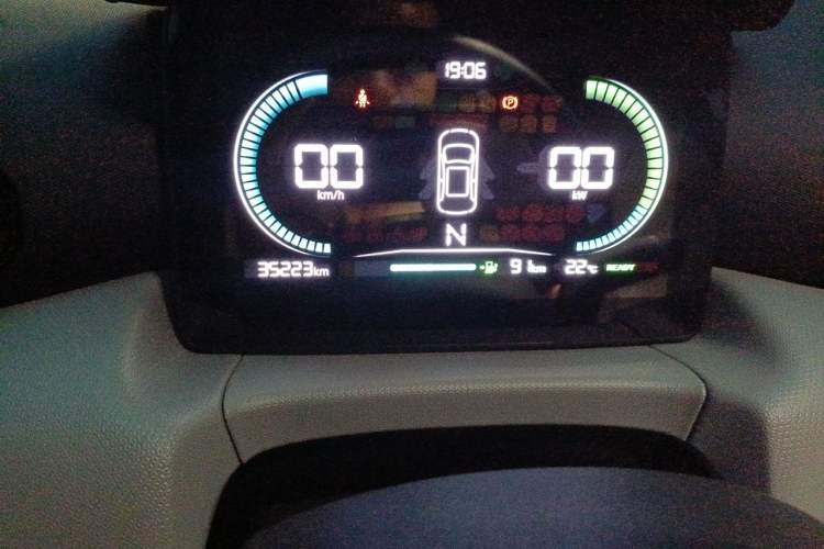 Used Leapmotor T03 2023 200 Lite Edition Odometer Close Up
