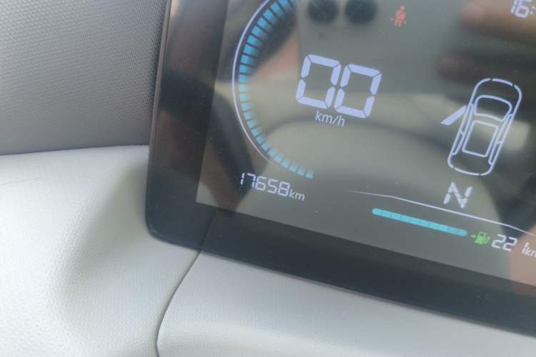 Used Leapmotor T03 2023 310 Lite Edition Odometer Close Up