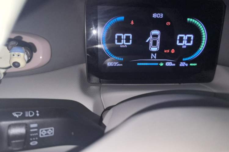 Used Leapmotor T03 2023 403 Lite Edition Odometer Close Up