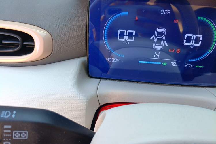 Used Leapmotor T03 2023 200 Lite Edition Odometer Close Up