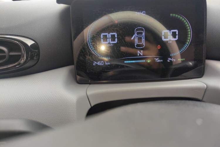 Used Leapmotor T03 2023 200 Lite Edition Odometer Close Up