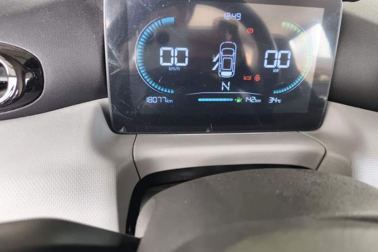 Used Leapmotor T03 2023 200 Lite Edition Odometer Close Up