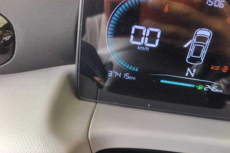 Used Leapmotor T03 2023 310 Lite Edition Odometer Close Up